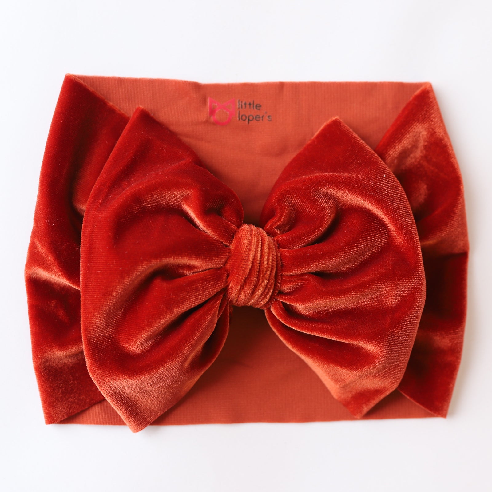 Rust Velvet Headwrap