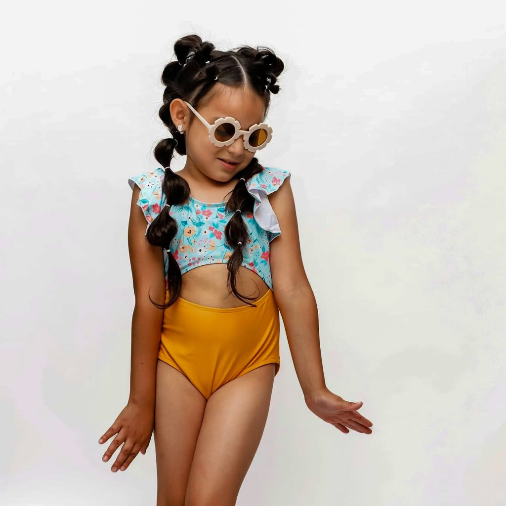 Mustard Vines Girl Swim