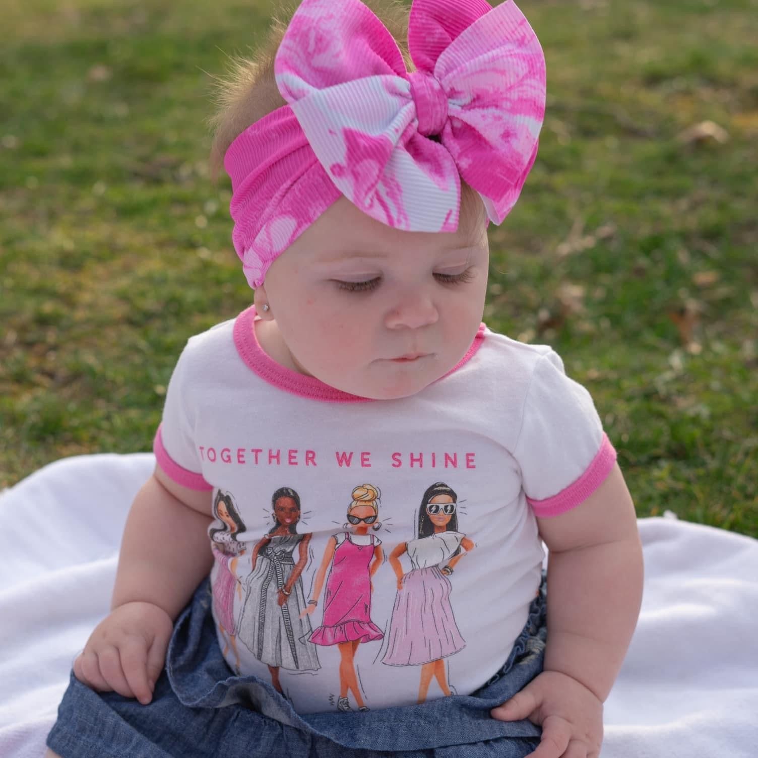 Splash of Pink Headwrap