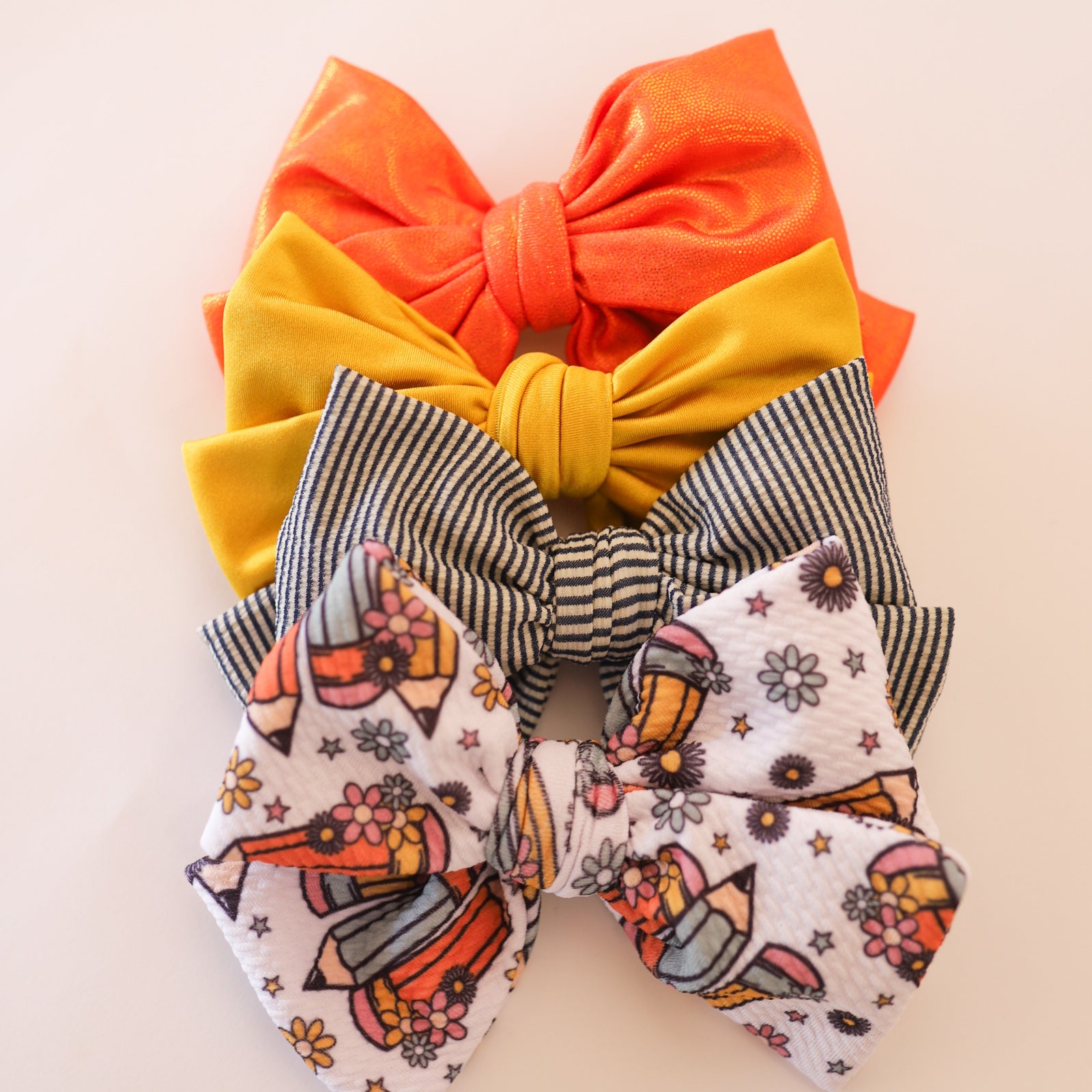 Vintage Pencils Collection Party Bow