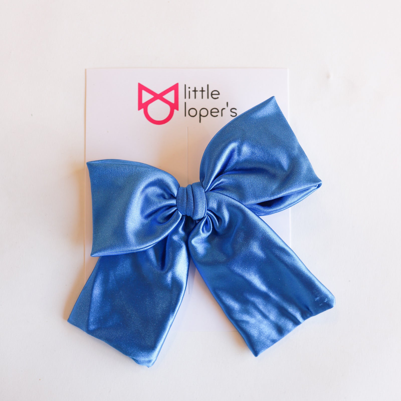 Satin Party Bow- ALLIGATOR CLIP