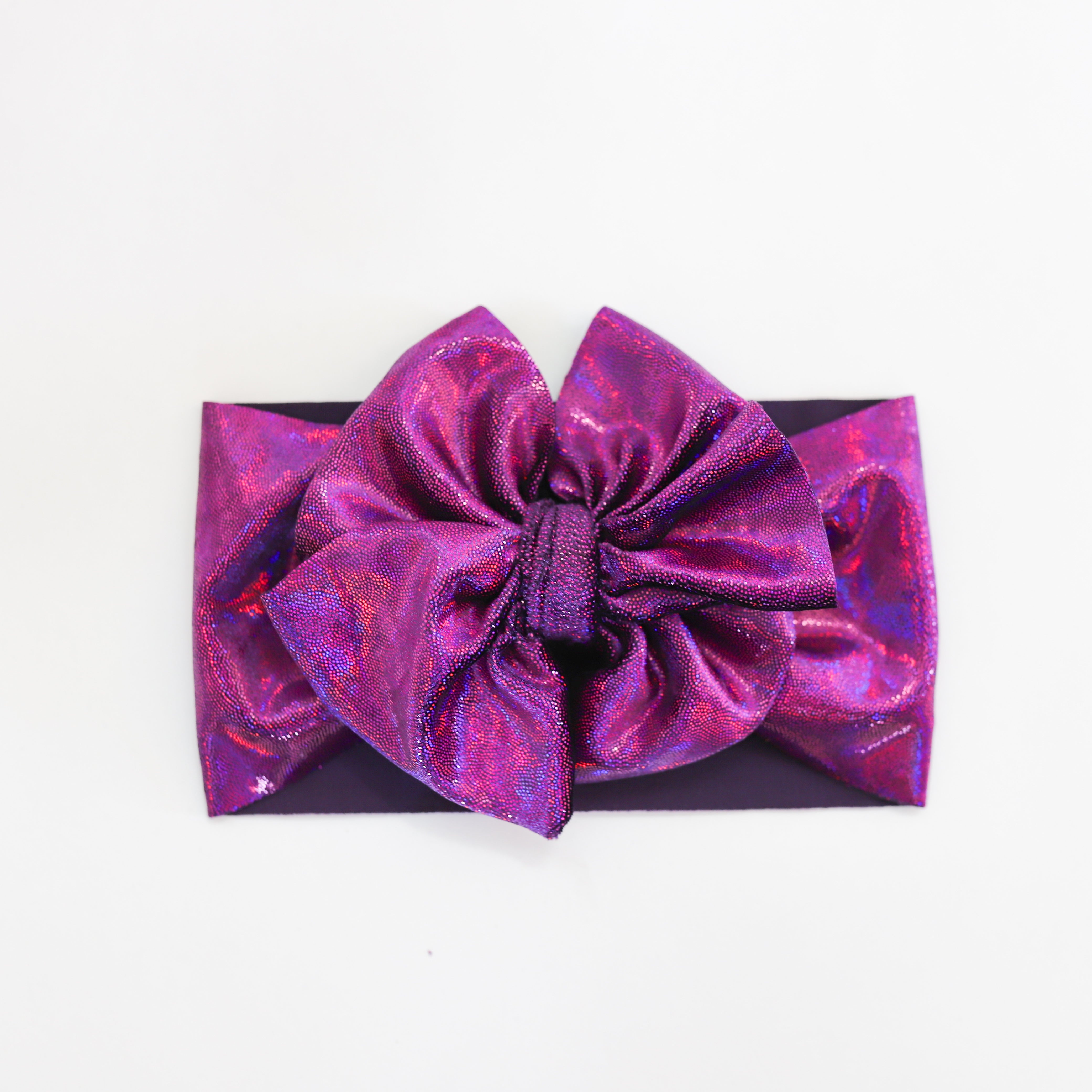 Purple Velvet Shimmer Headwrap