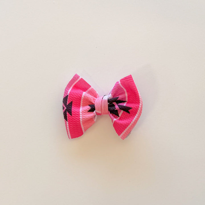 Pink Western Bow