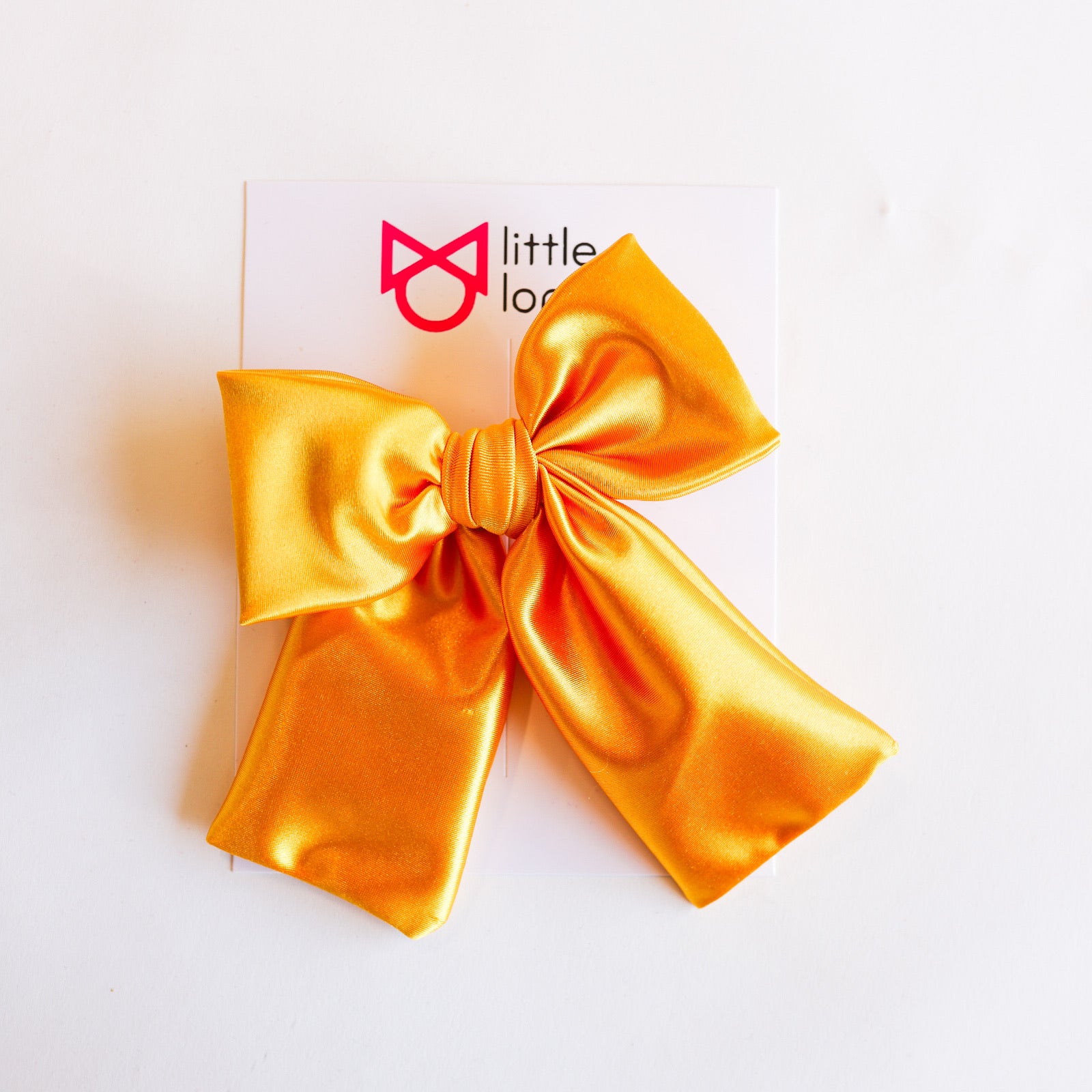 Satin Party Bow- ALLIGATOR CLIP