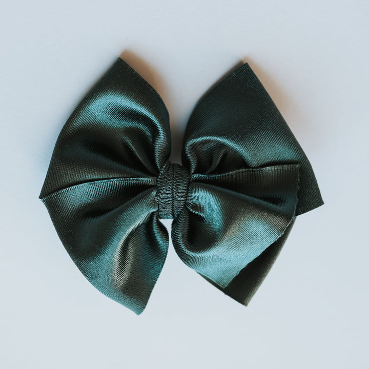 Sage Holiday Satin Bow