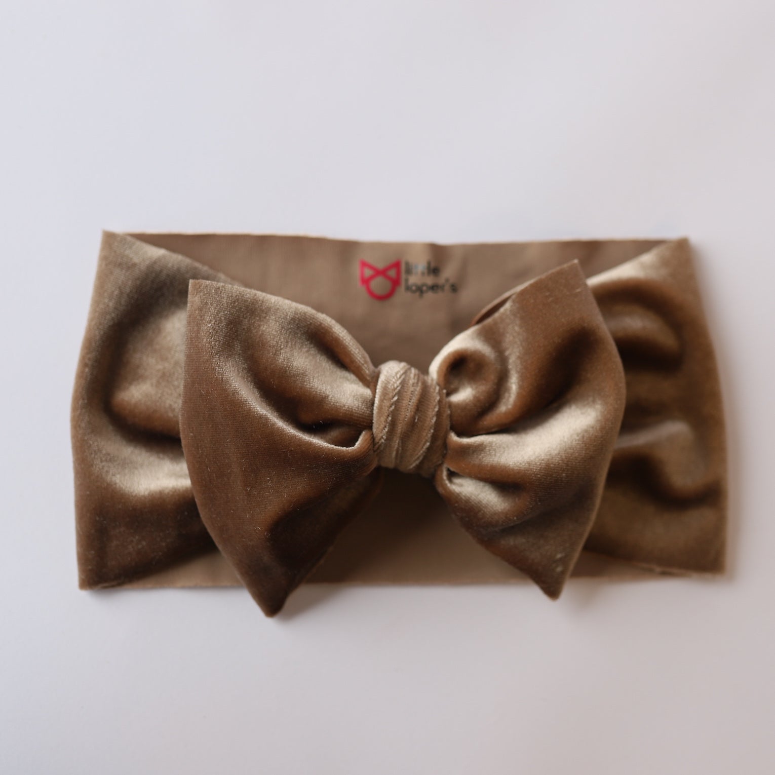 Latte Velvet Headwrap