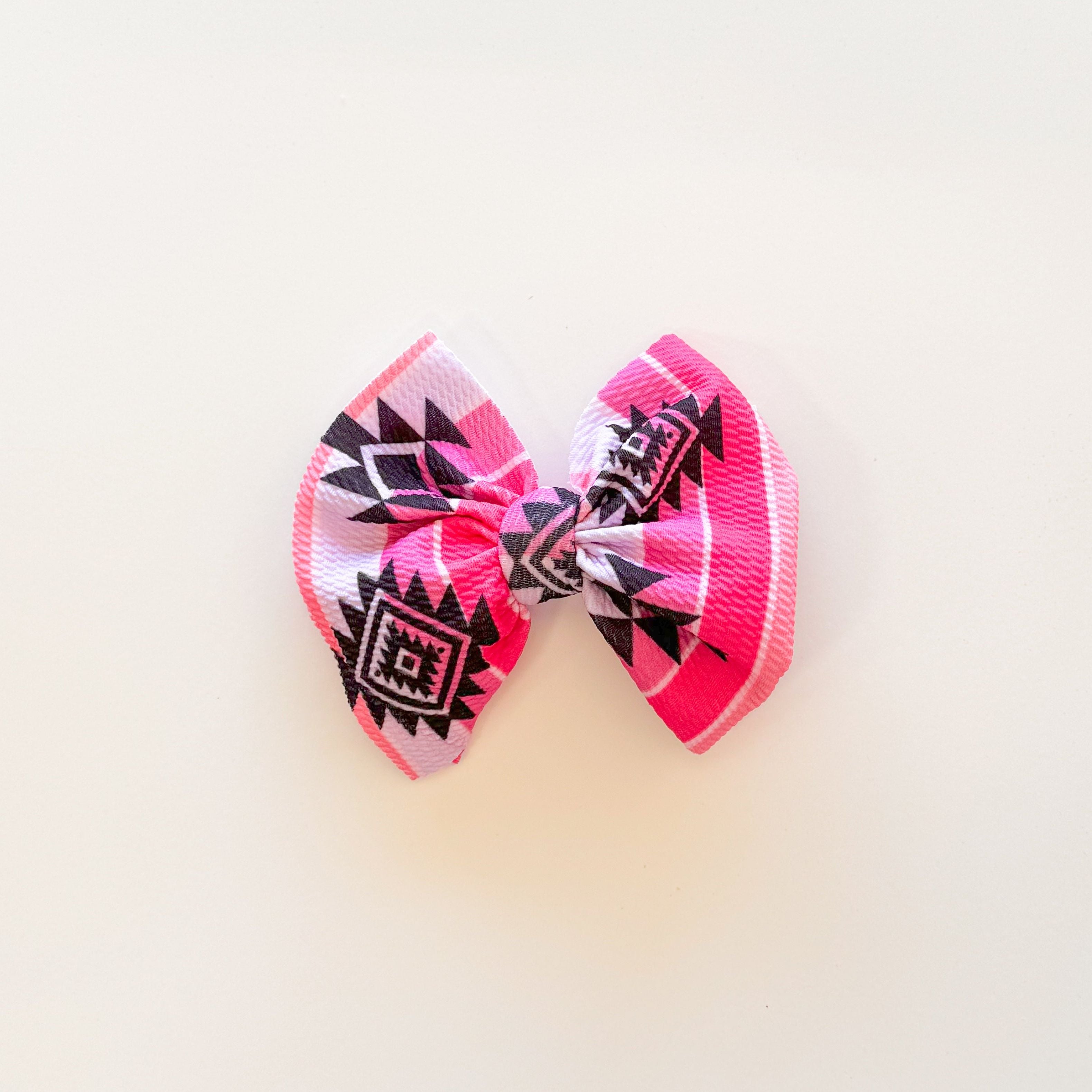 Pink Western Bow