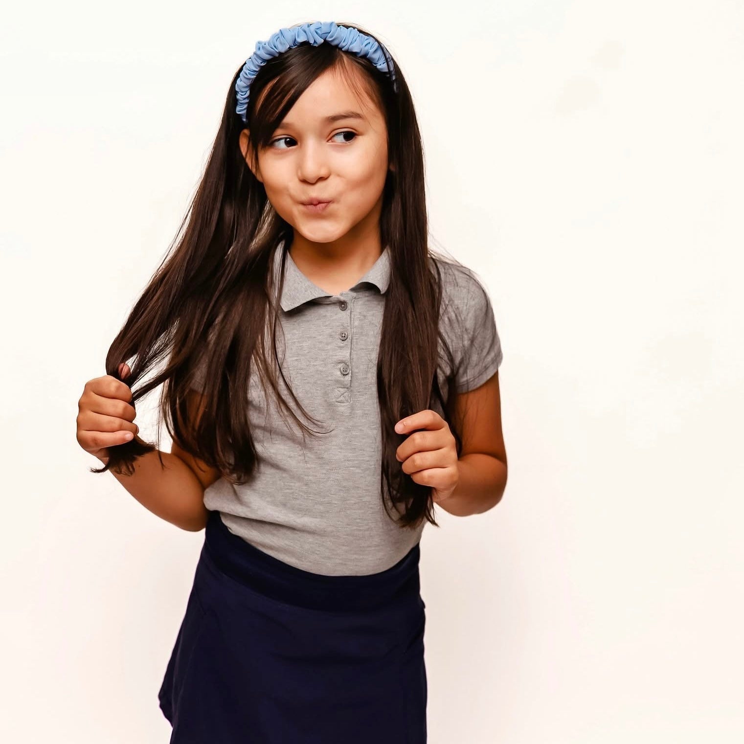 Airy Ruched Headbands School Colors