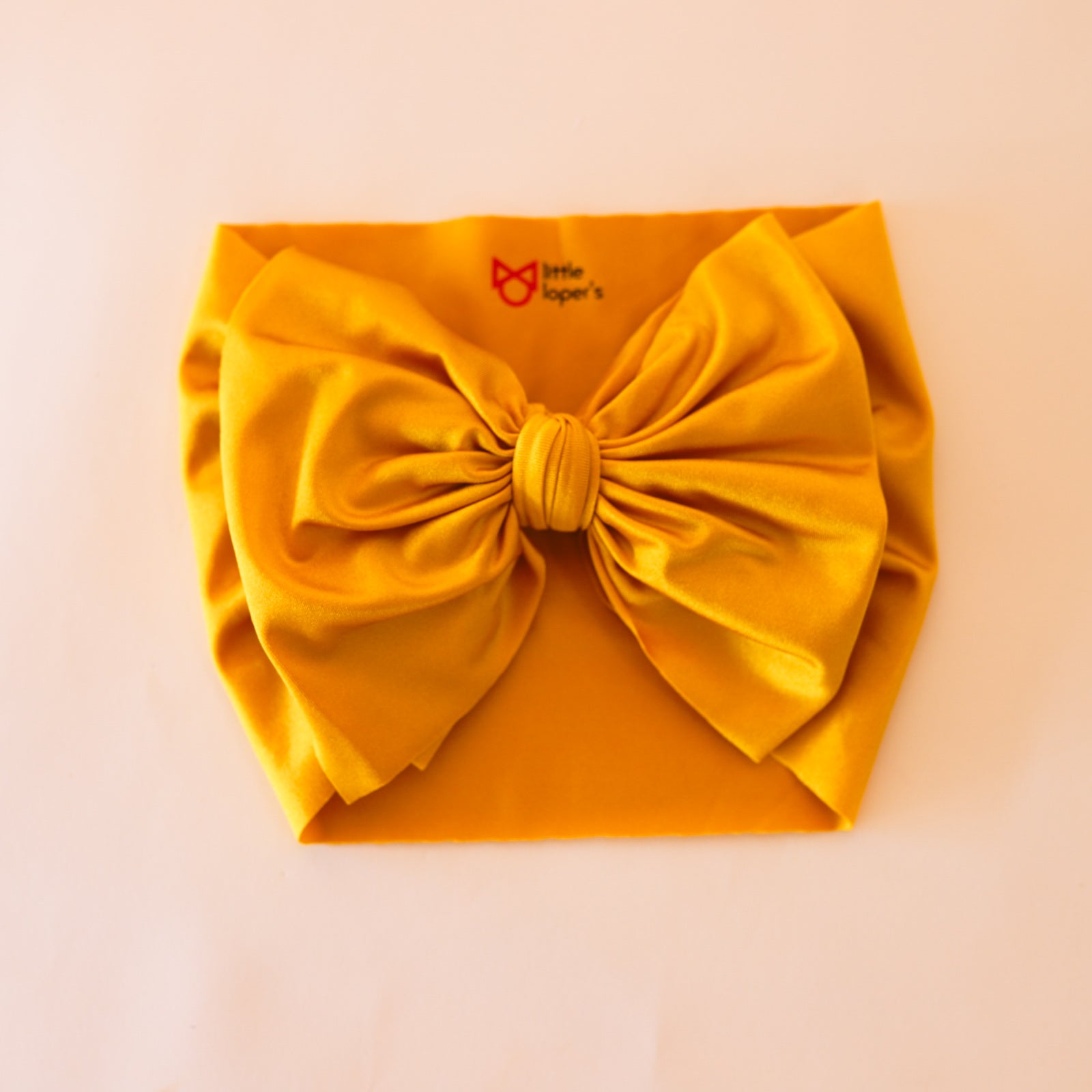 Mustard Satin Headwrap