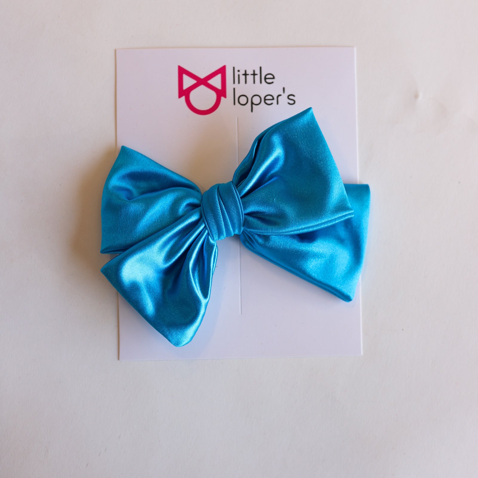 Satin Party Bow- ALLIGATOR CLIP