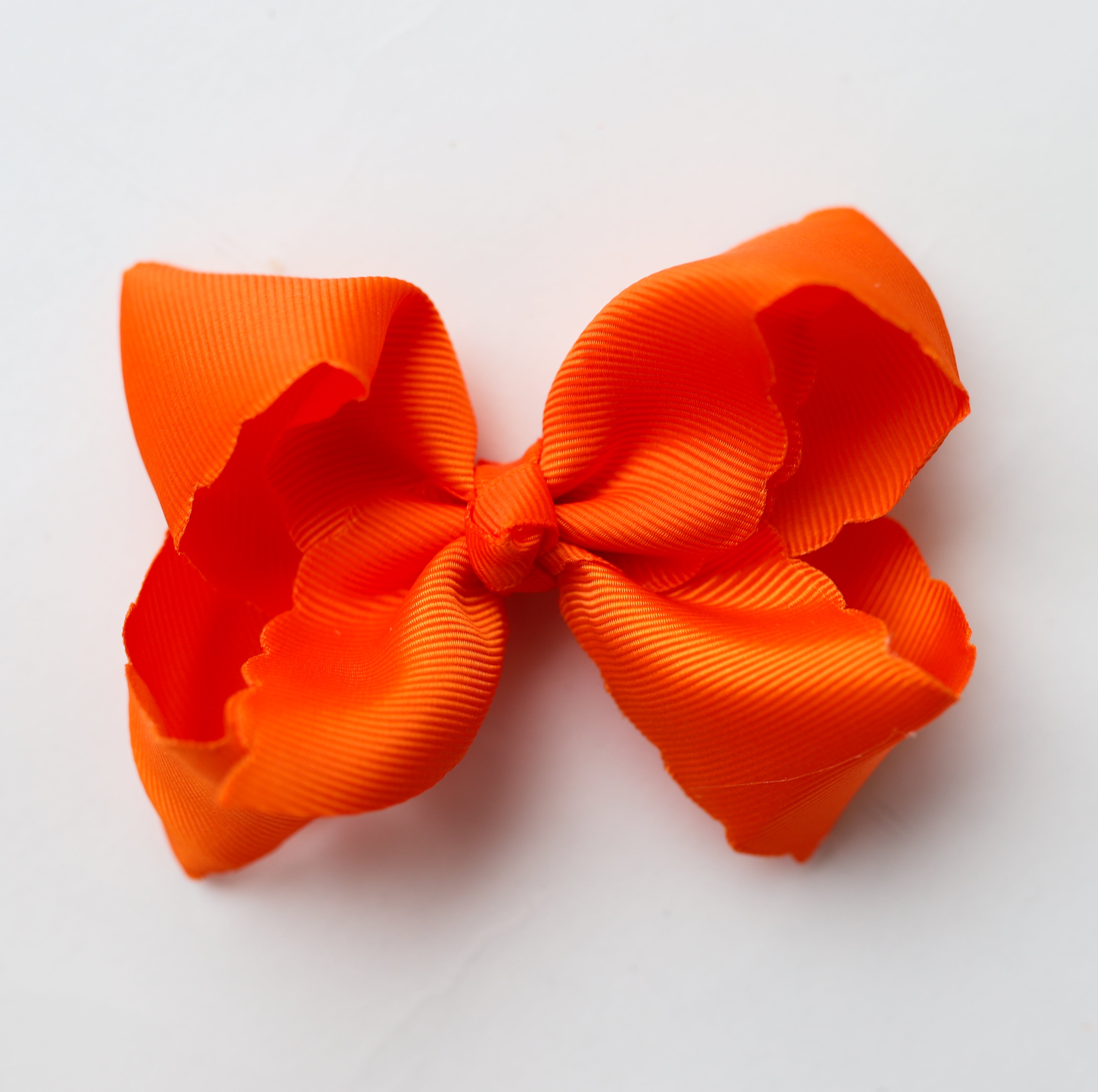 4 Inch Scalloped Ribbon Bows