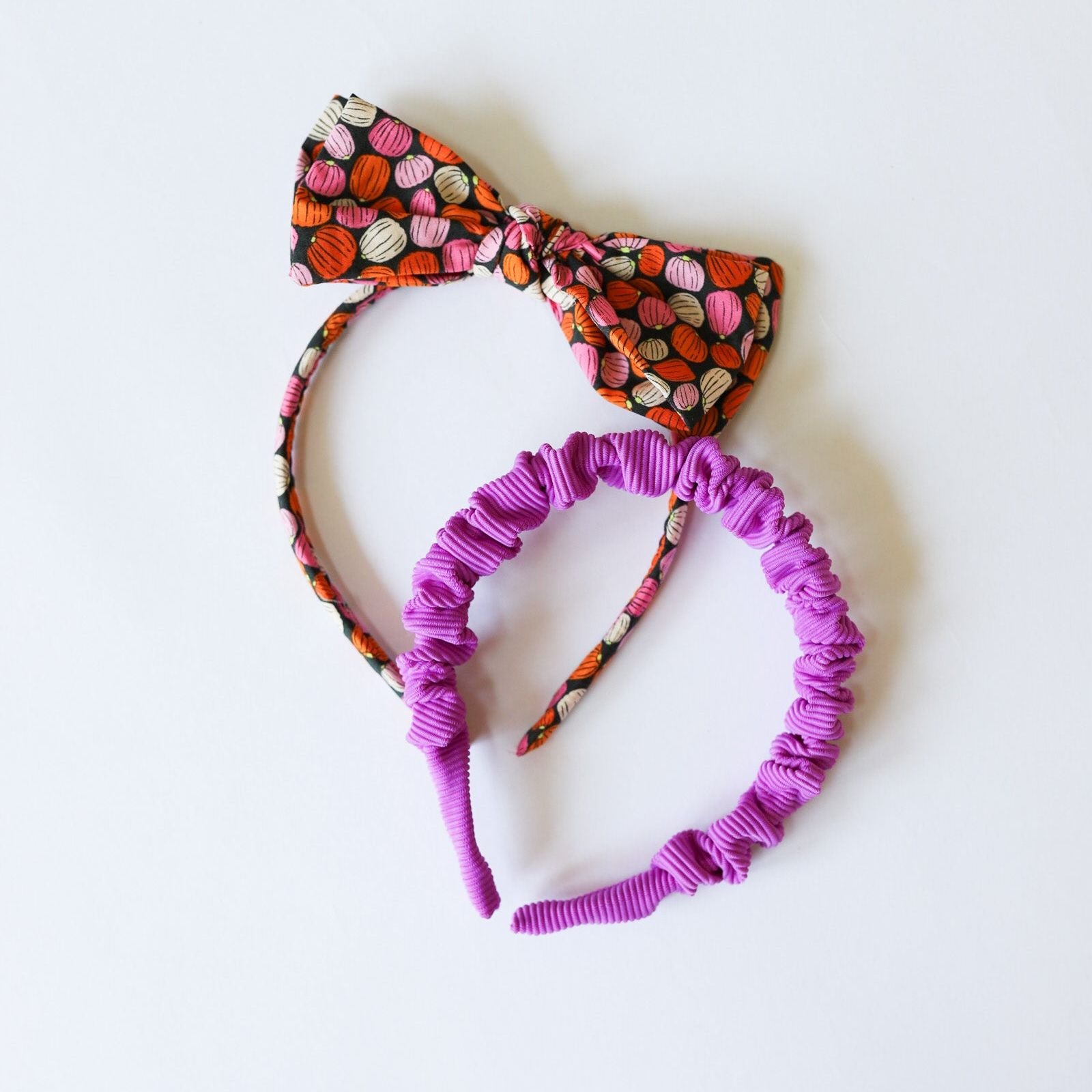 Pumpkin Set Of 2 Headbands