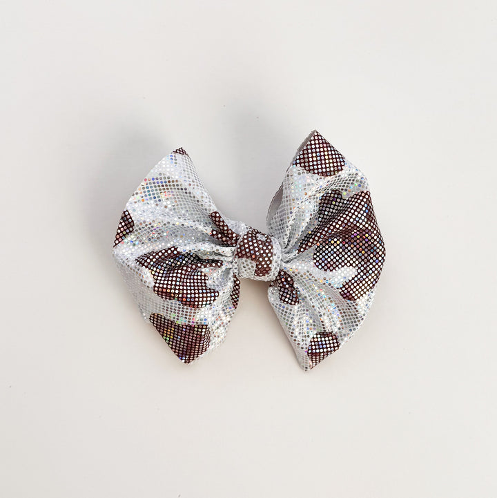 Brown Cow Shimmer Bow