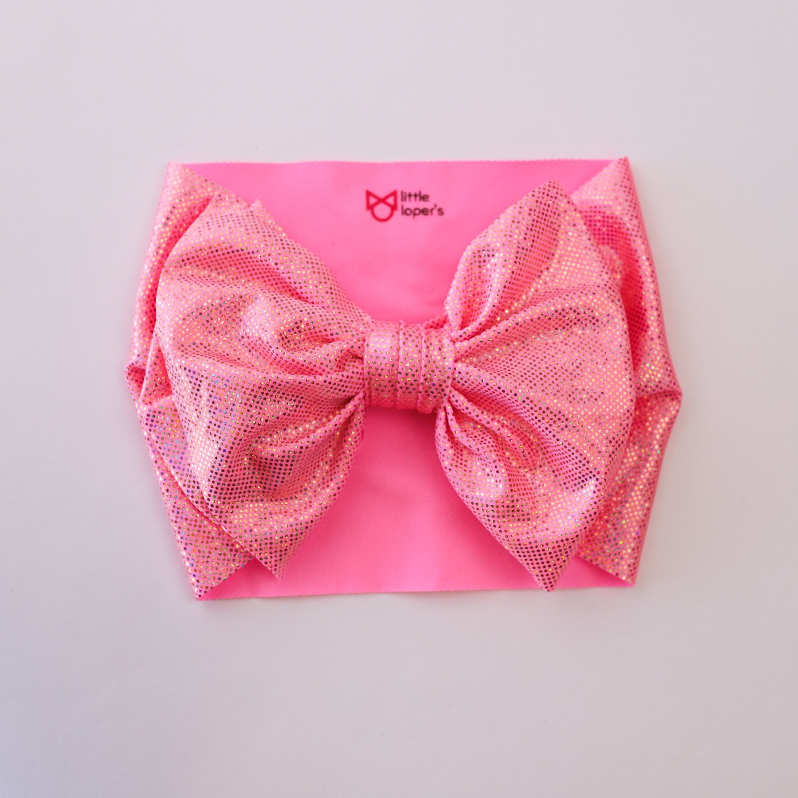 Pink Spring Shimmer Headwrap