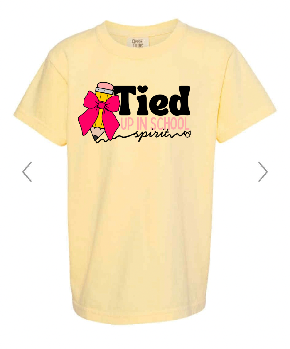 Tied in School Spirit Tee