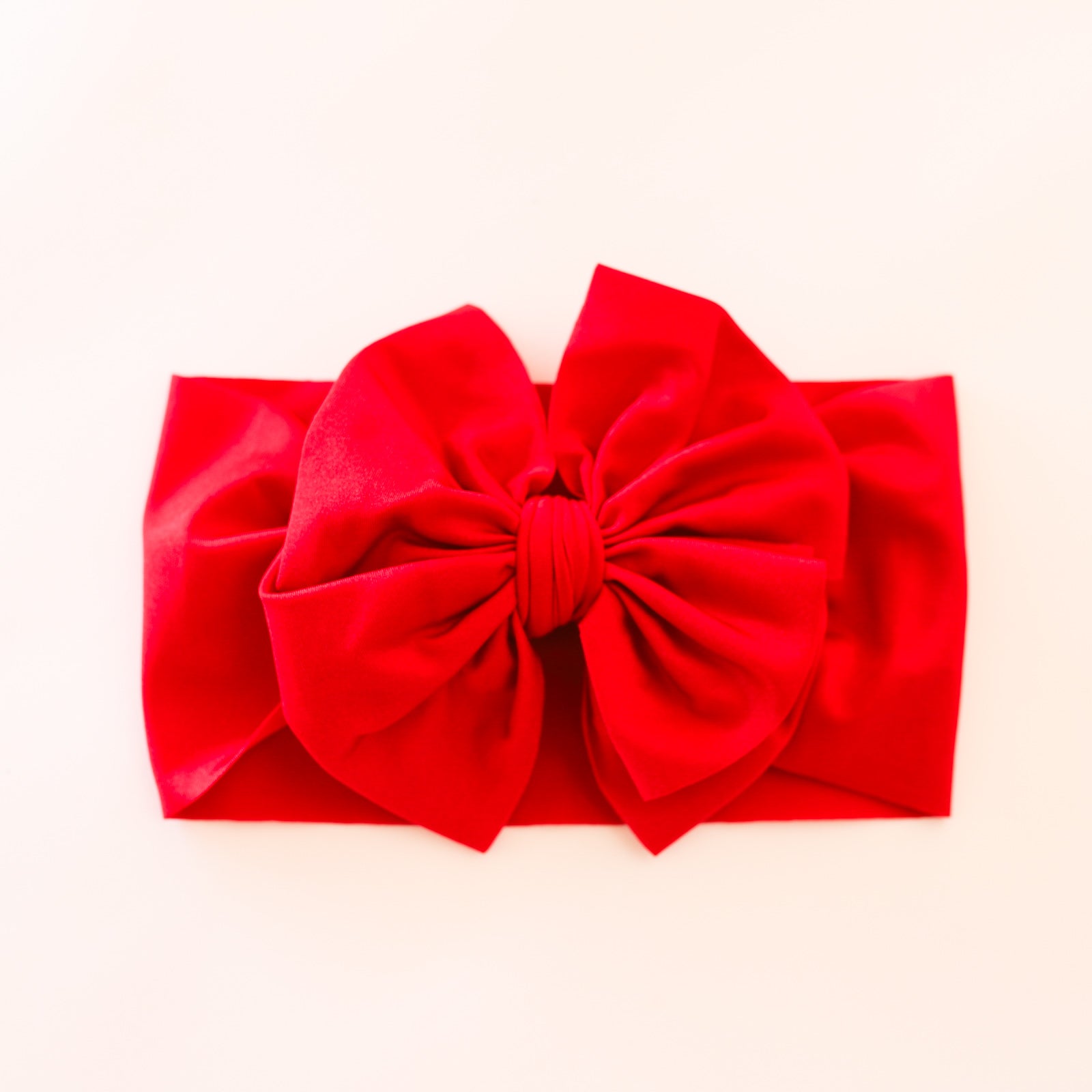 Red Matte Satin Headwrap