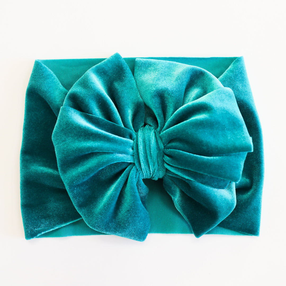 Aqua Velvet Headwrap