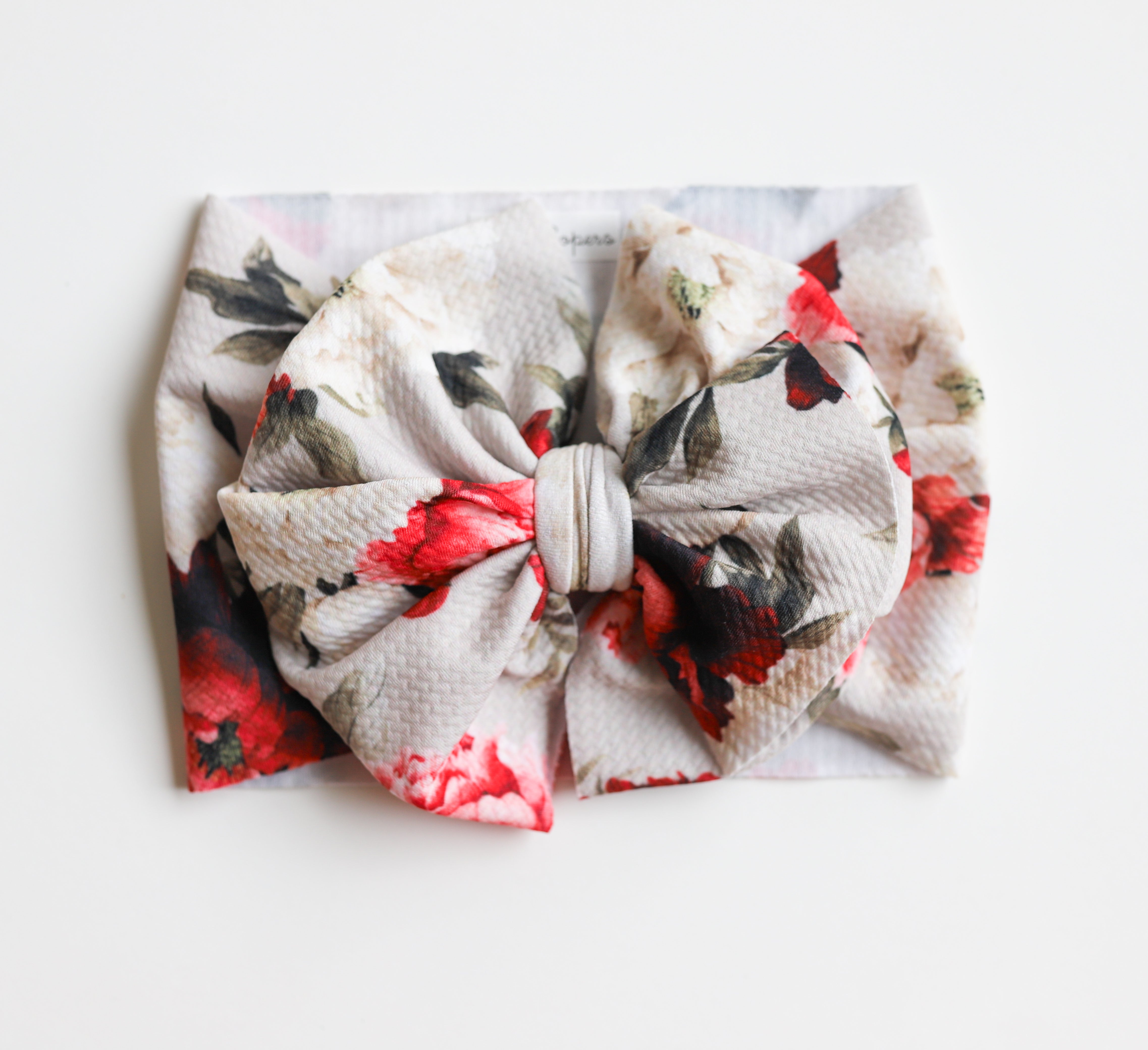 Red Peony Headwrap