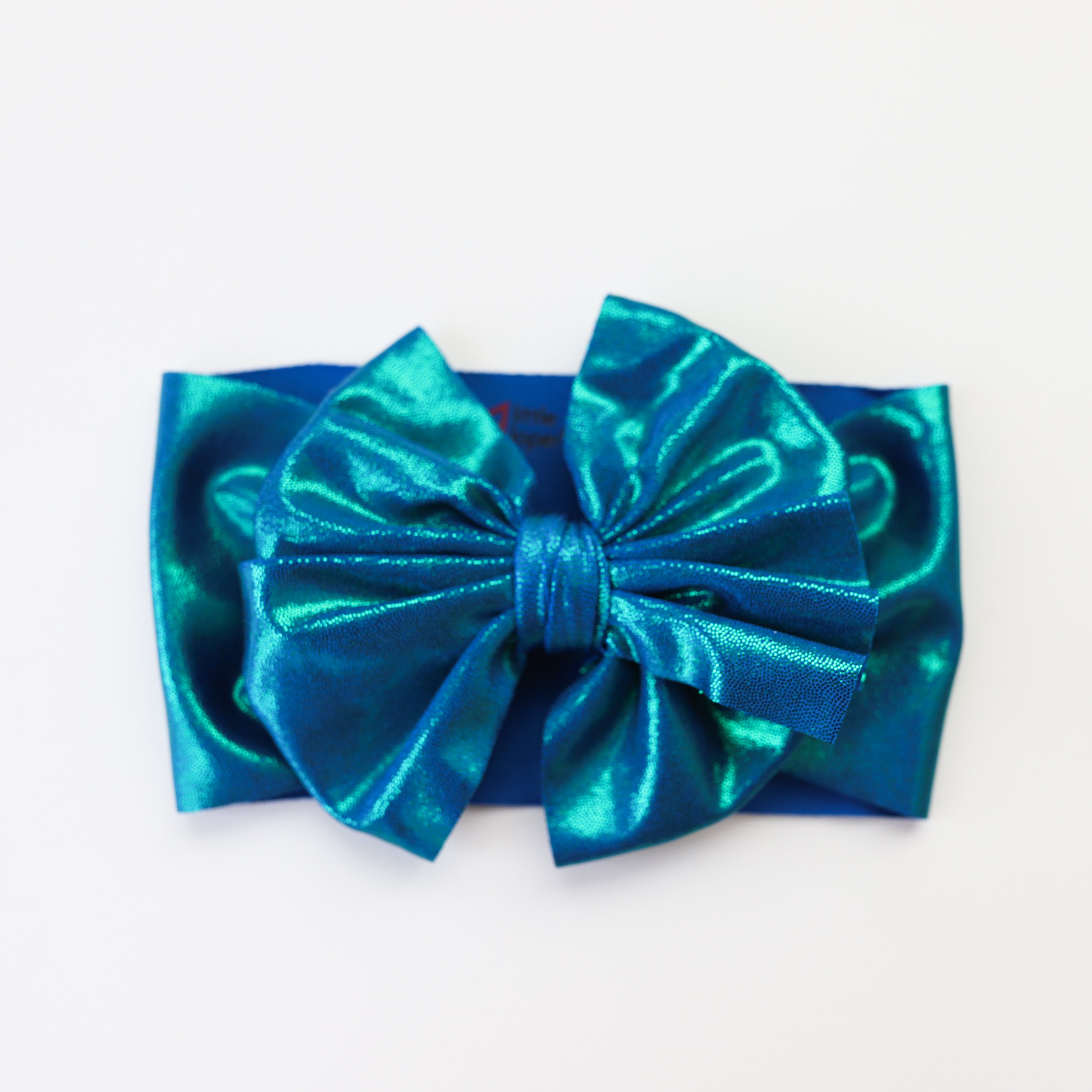 Holographic Blue Shimmer Headwrap