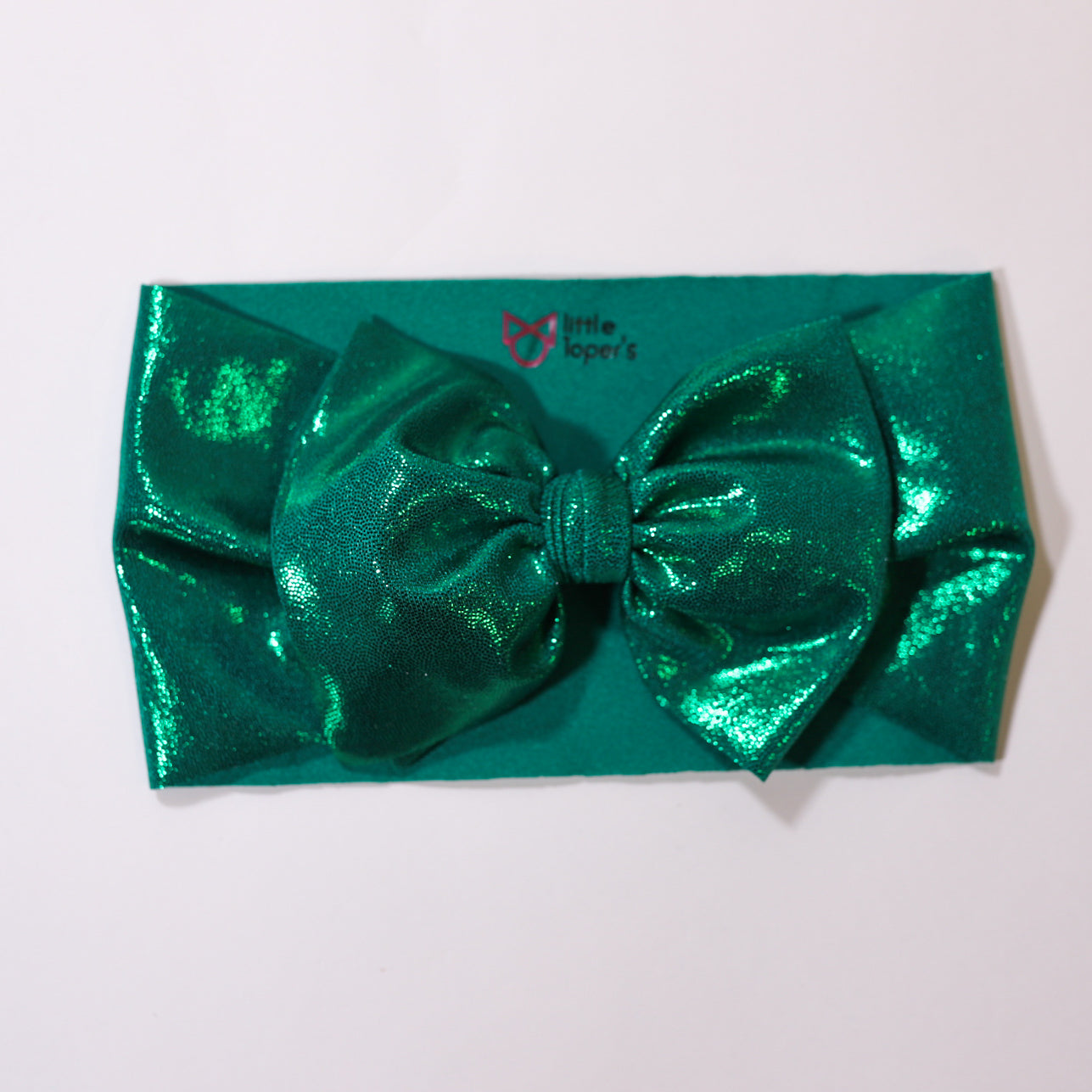 Dark Green Shimmer  Headwrap