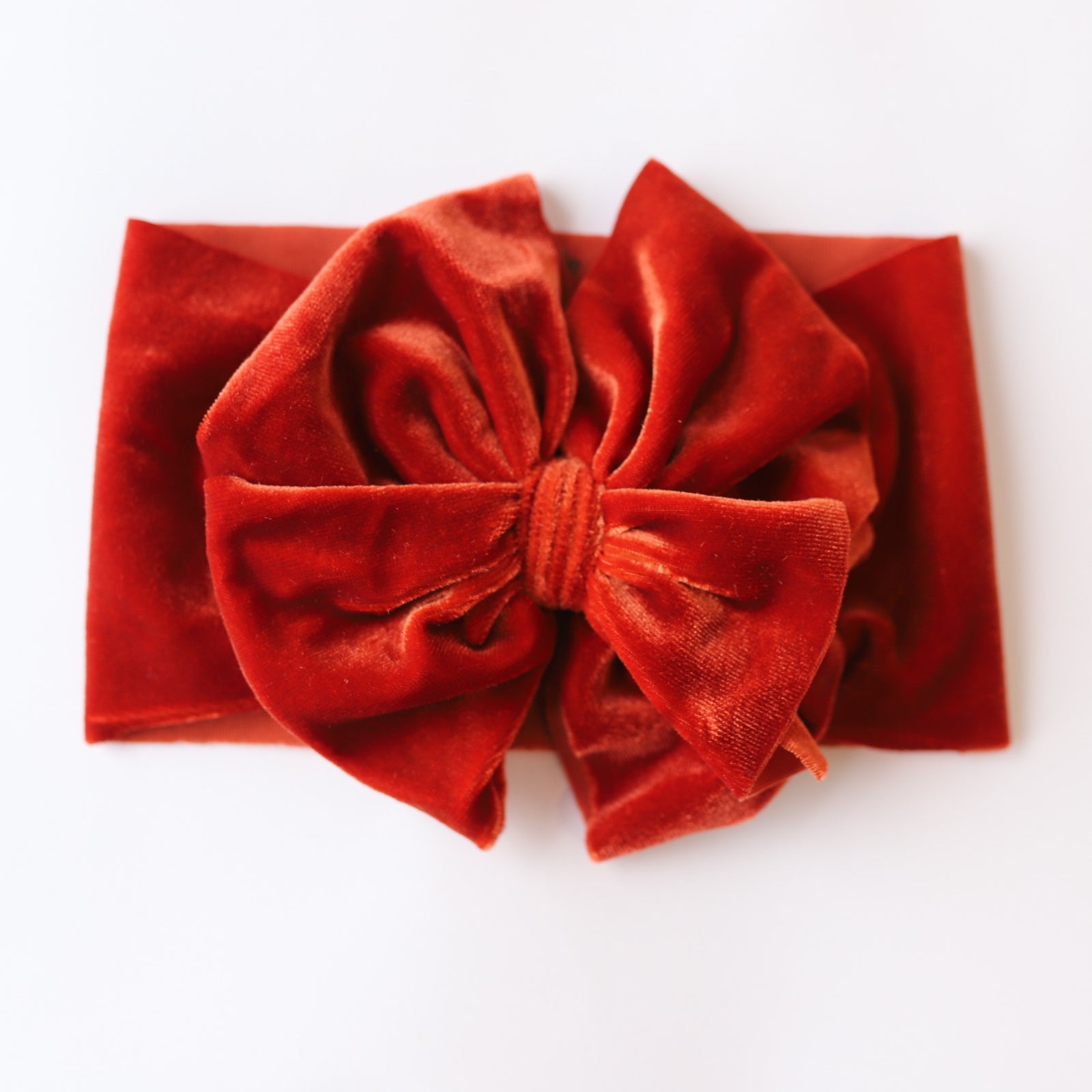 Rust Velvet Headwrap
