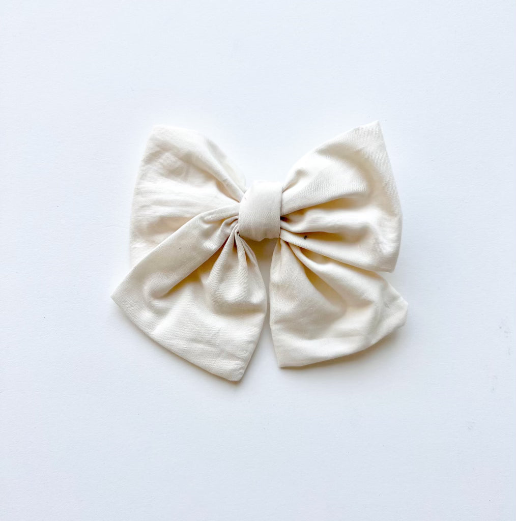 Solid Linen Party Bows