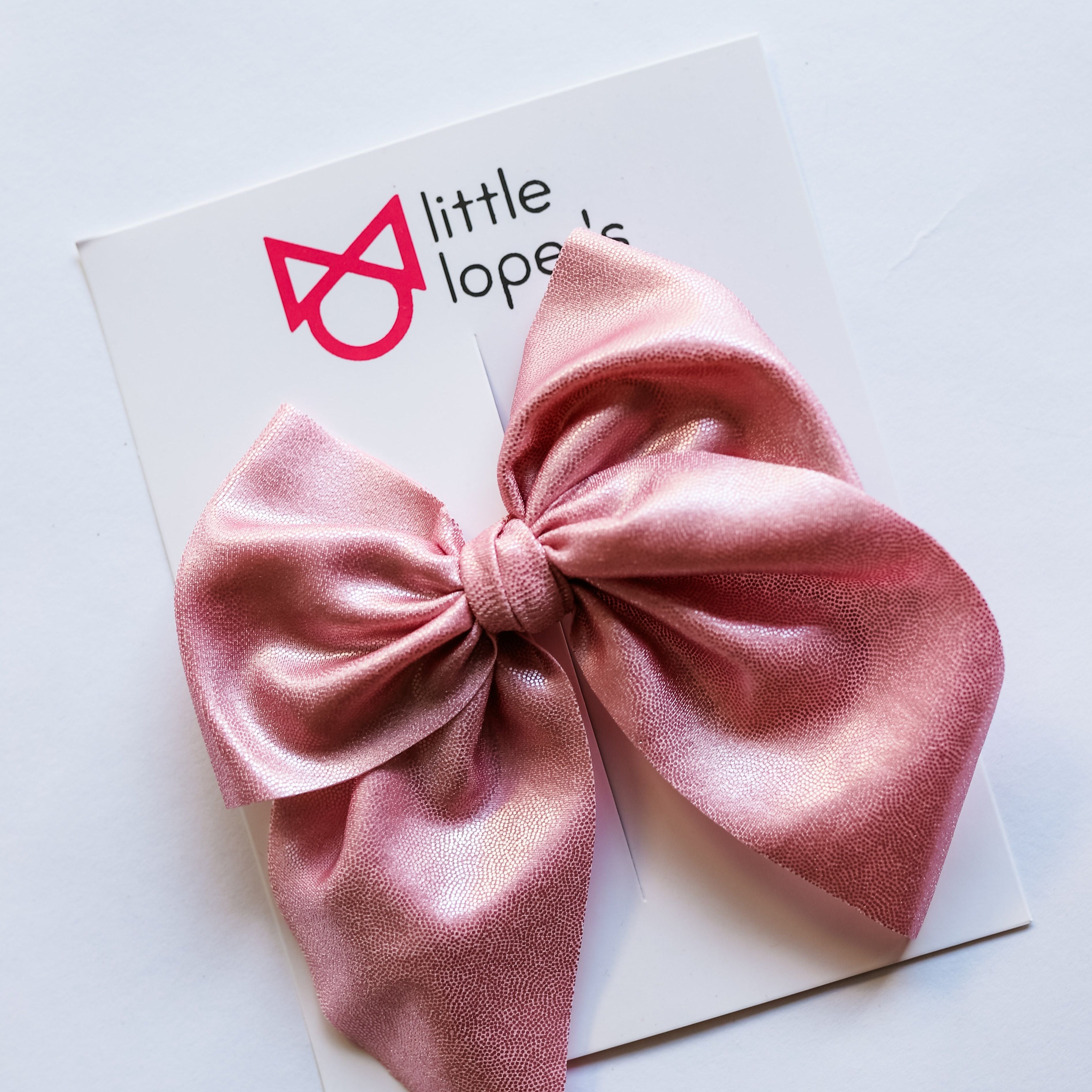 Pink Matte Swanky bow