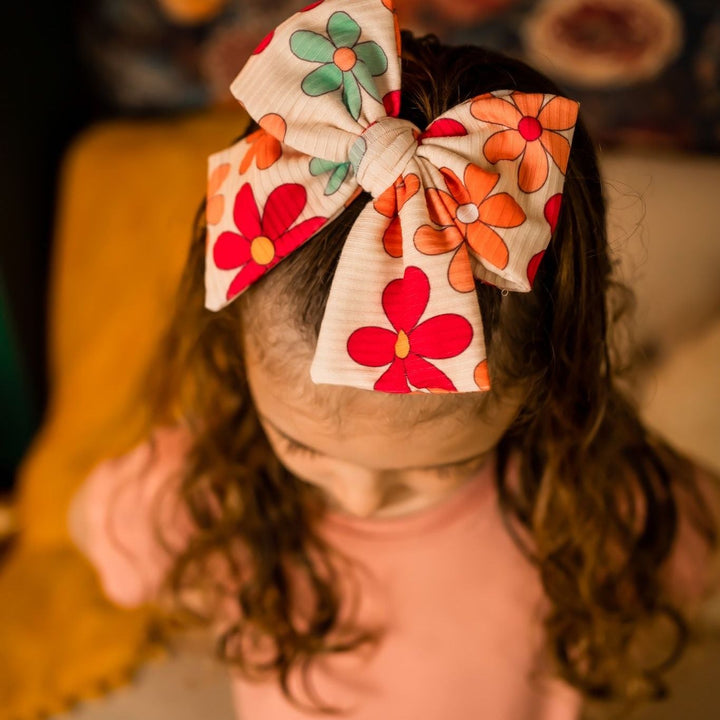 Mint & Floral Bow Set