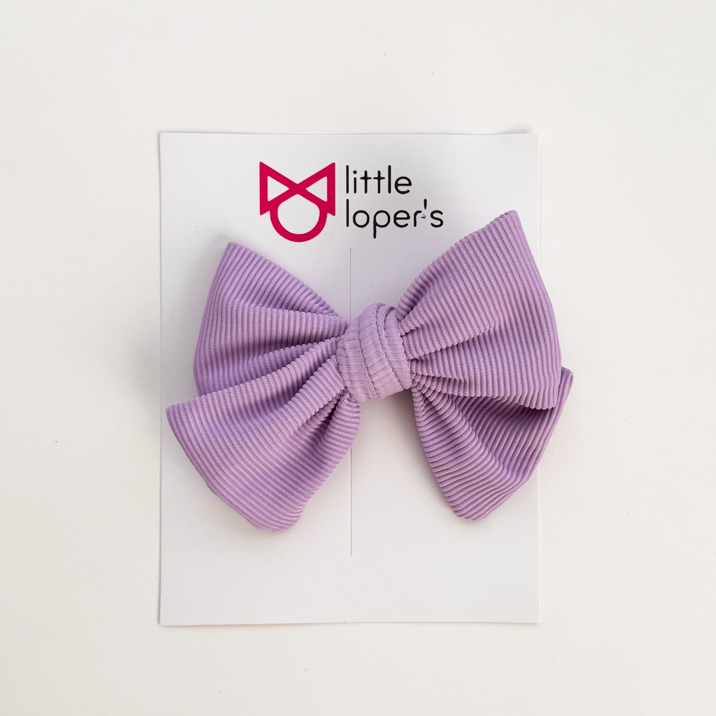 Mamas Girls Purple Party Bows