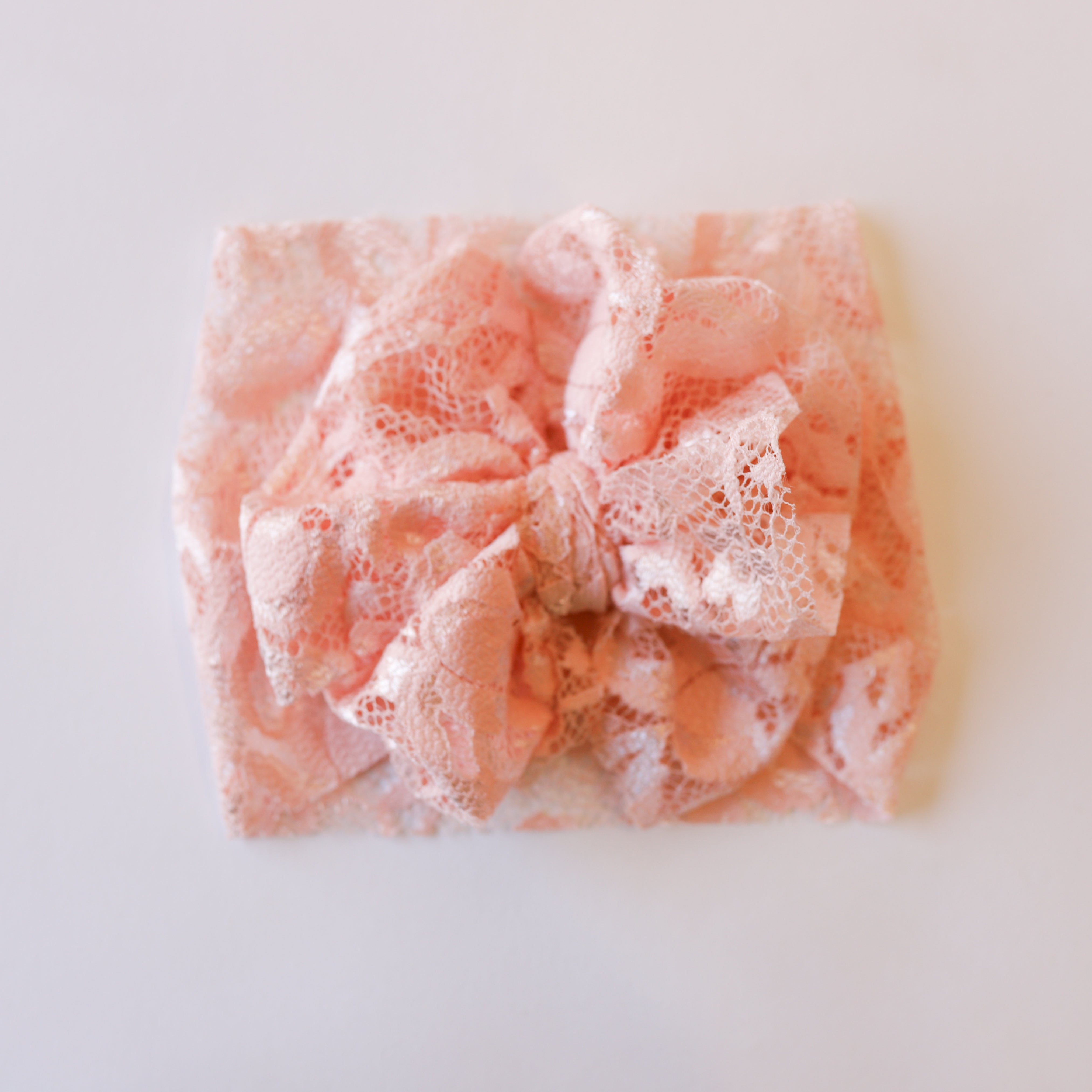 Blush Lace Headwrap