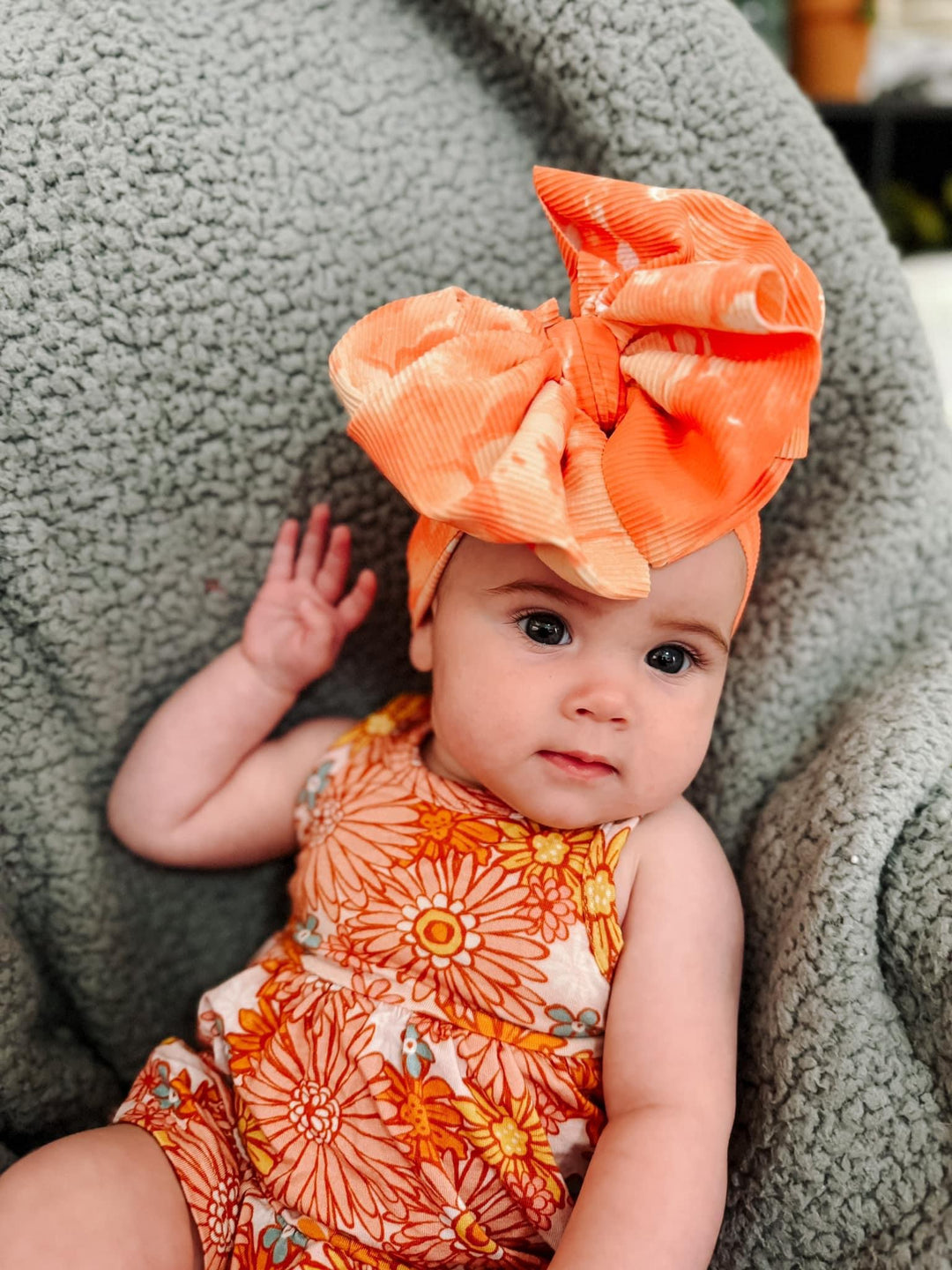 Splash of Tangerine Headwrap