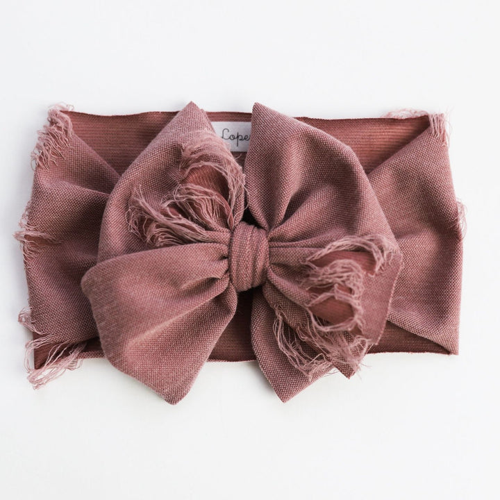 Fig Distressed Messy Headwrap