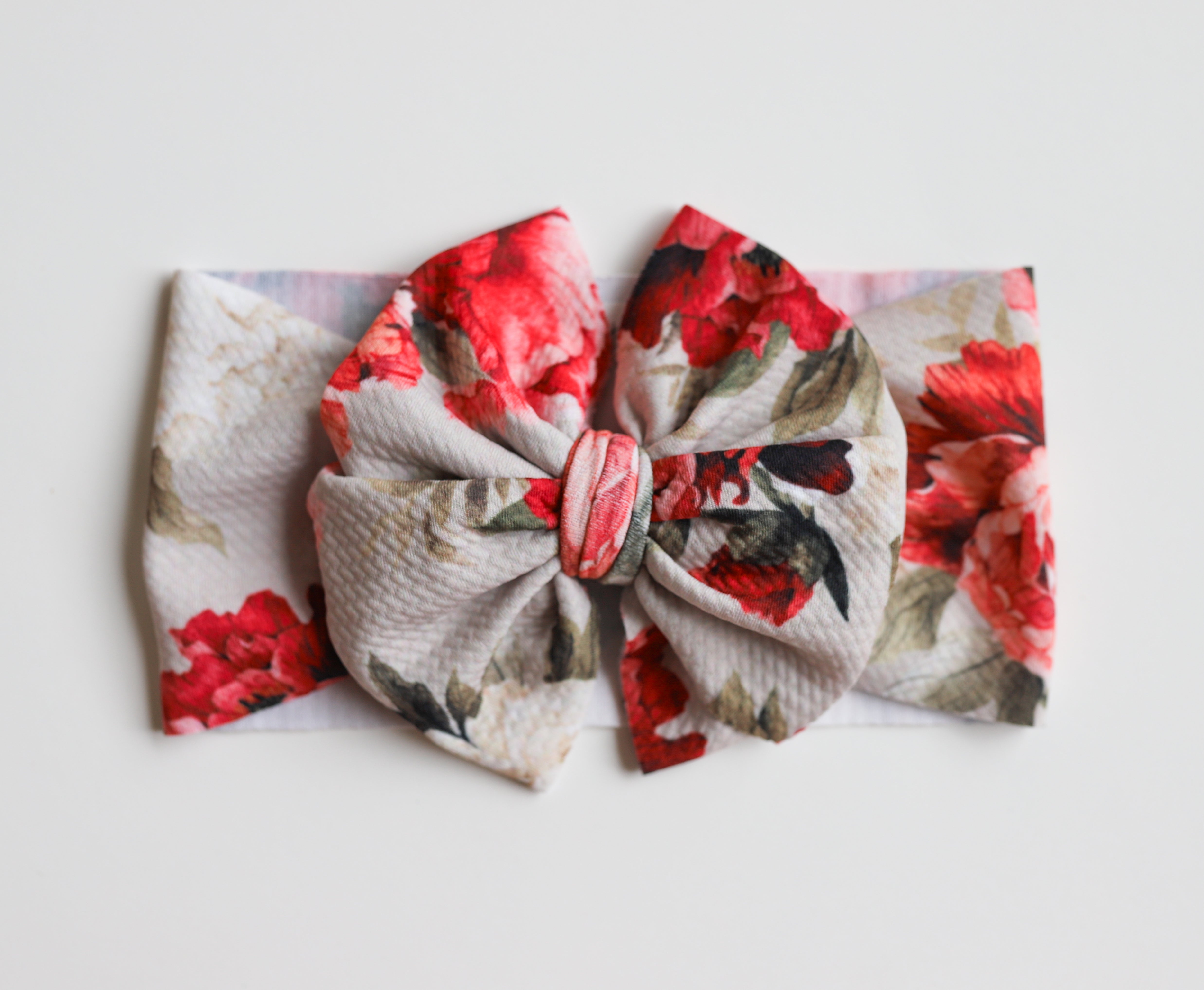 Red Peony Headwrap