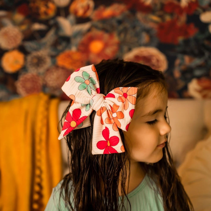 Mint & Floral Bow Set