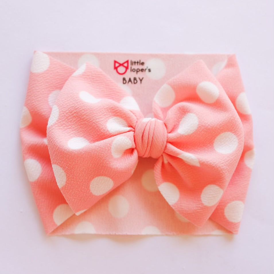 Blush Dots Headwrap