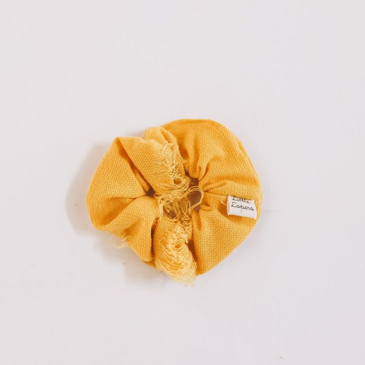 Sunflower Distressed Scrunchie