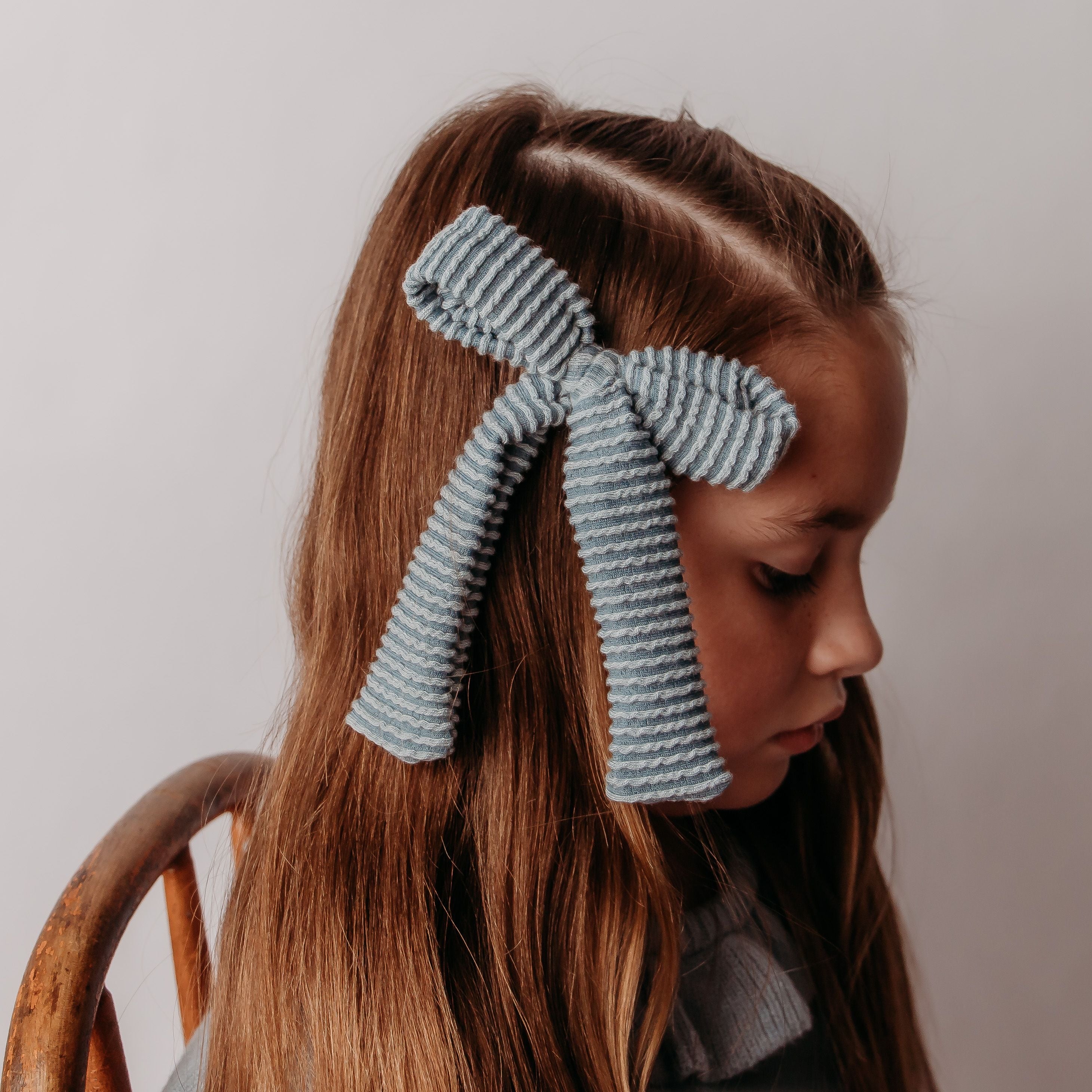 Dainty Pumpkin Bow Set