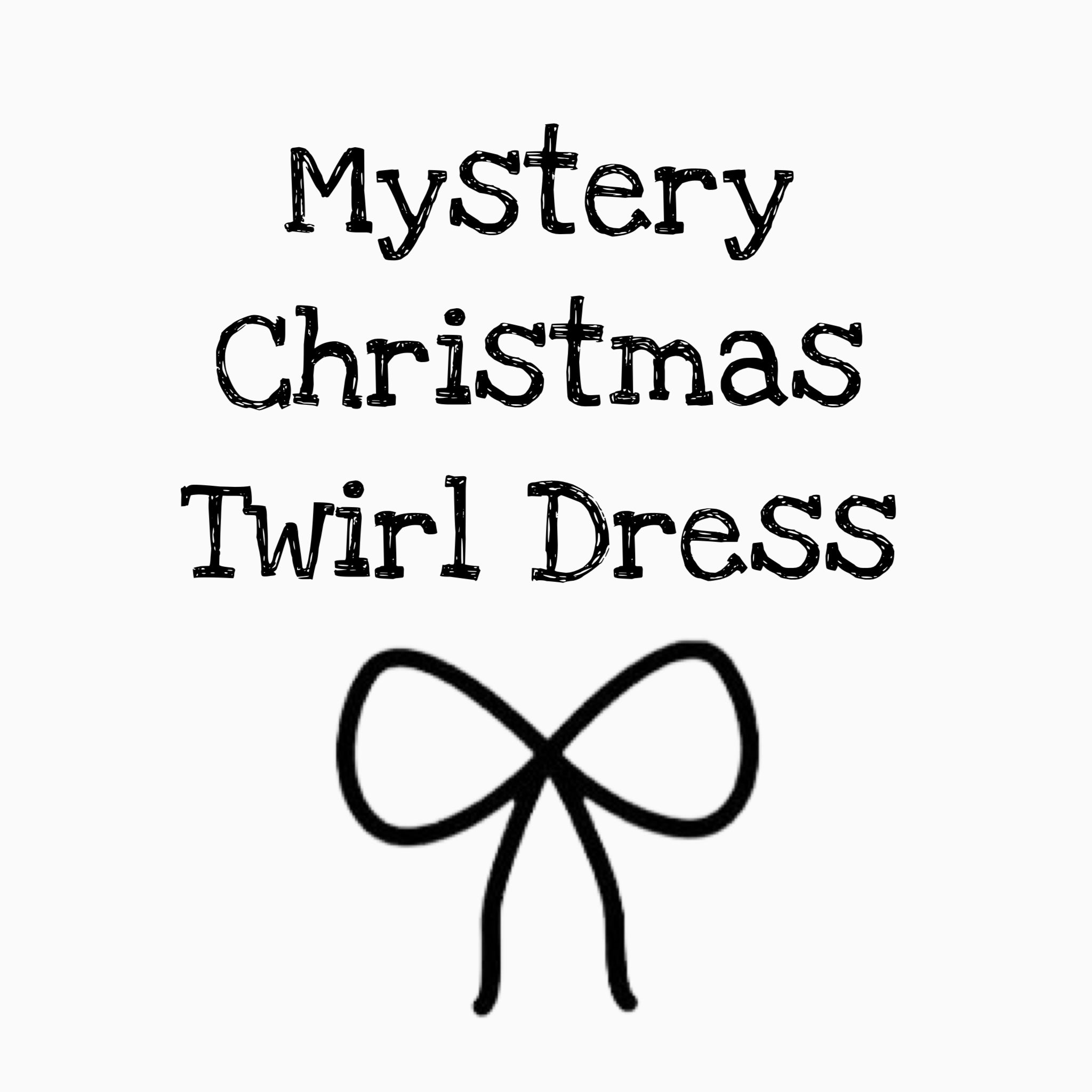 Mystery Christmas Twirl Dress