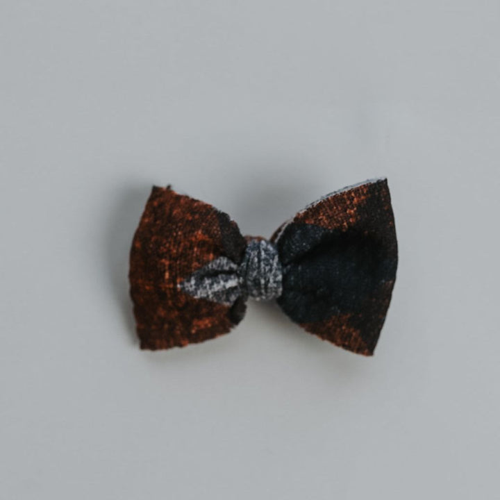 Plaid Sweater Bow