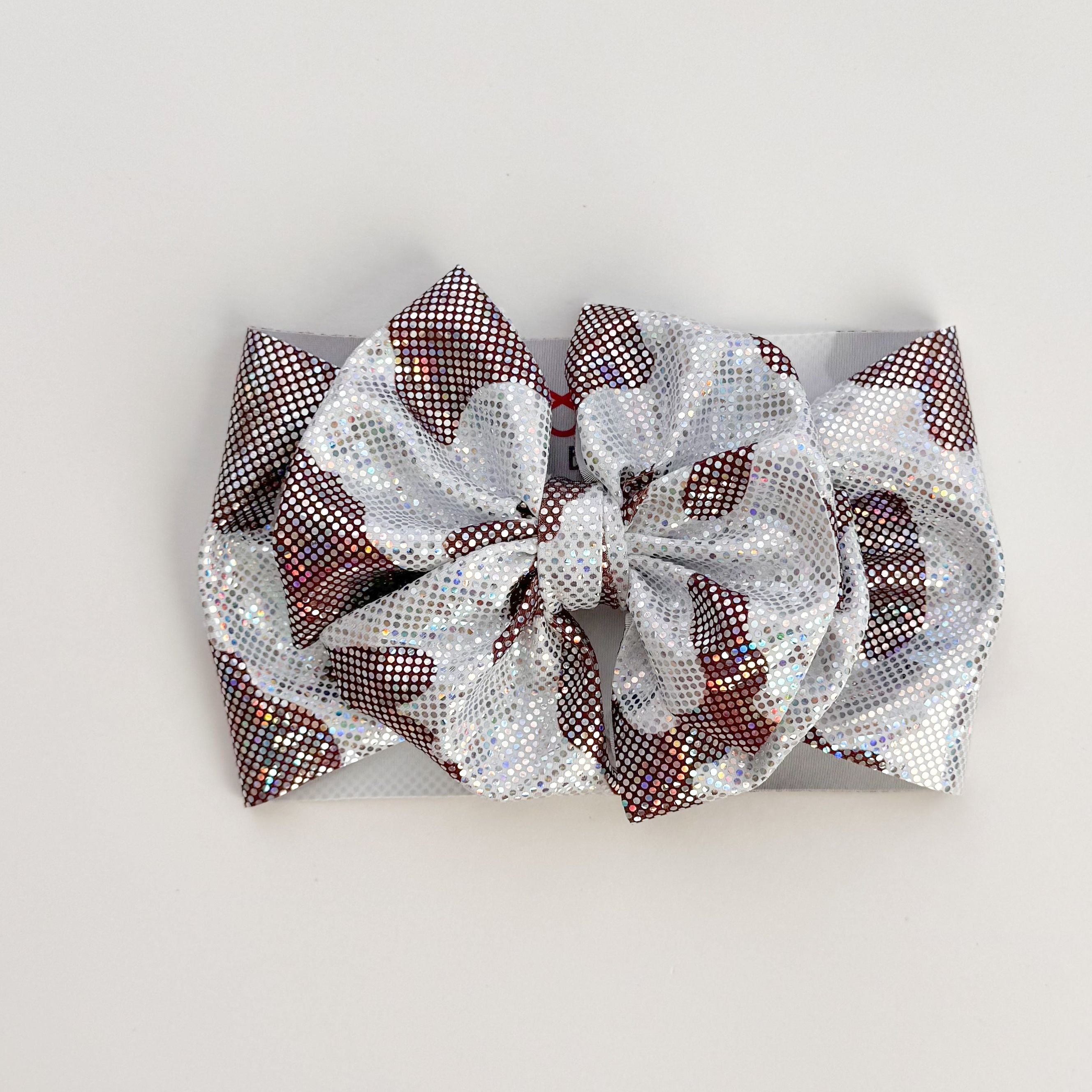 Brown Cow Shimmer Headwrap