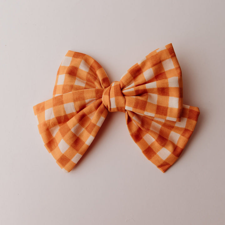 Orange Gingham