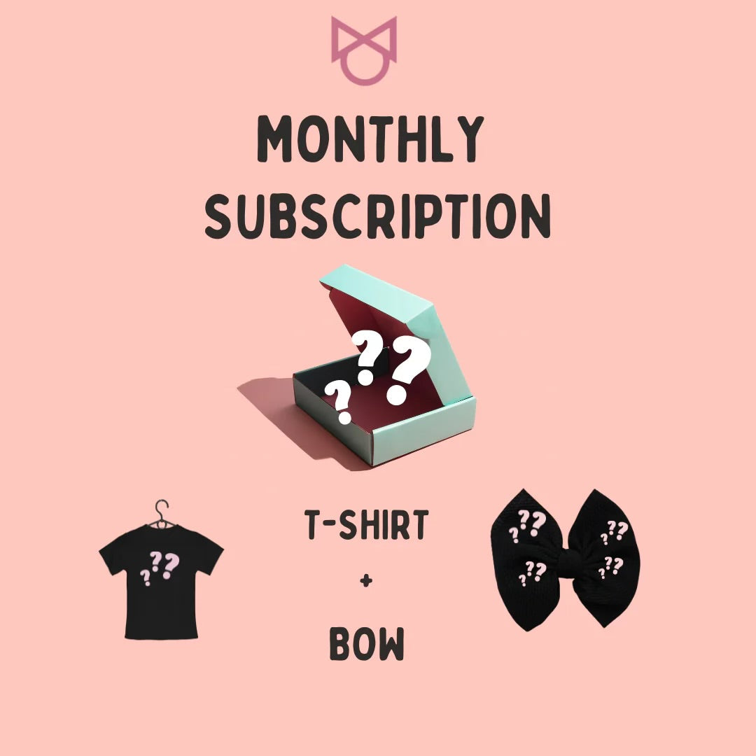 Tee + Bow Monthly Subscription Club