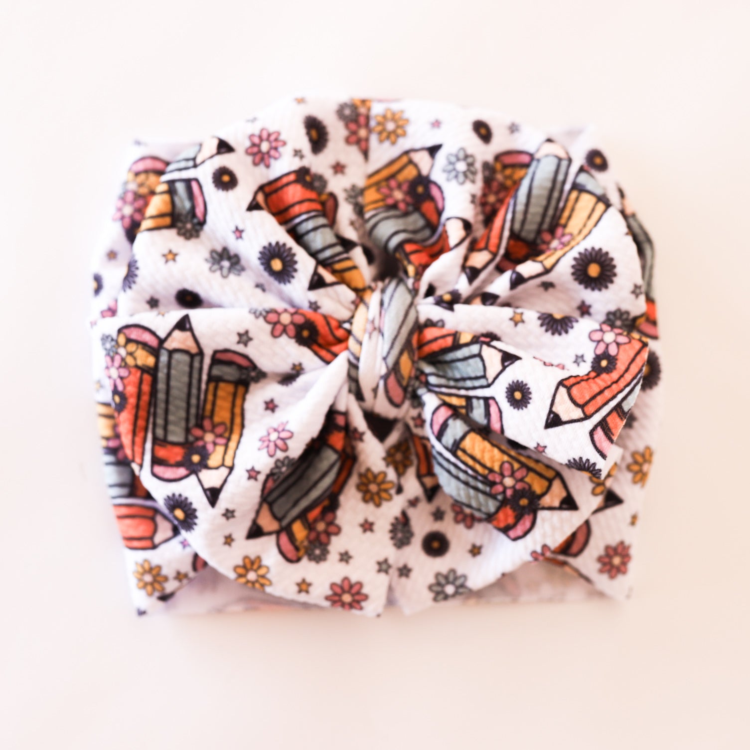 Vintage Pencils Headwrap