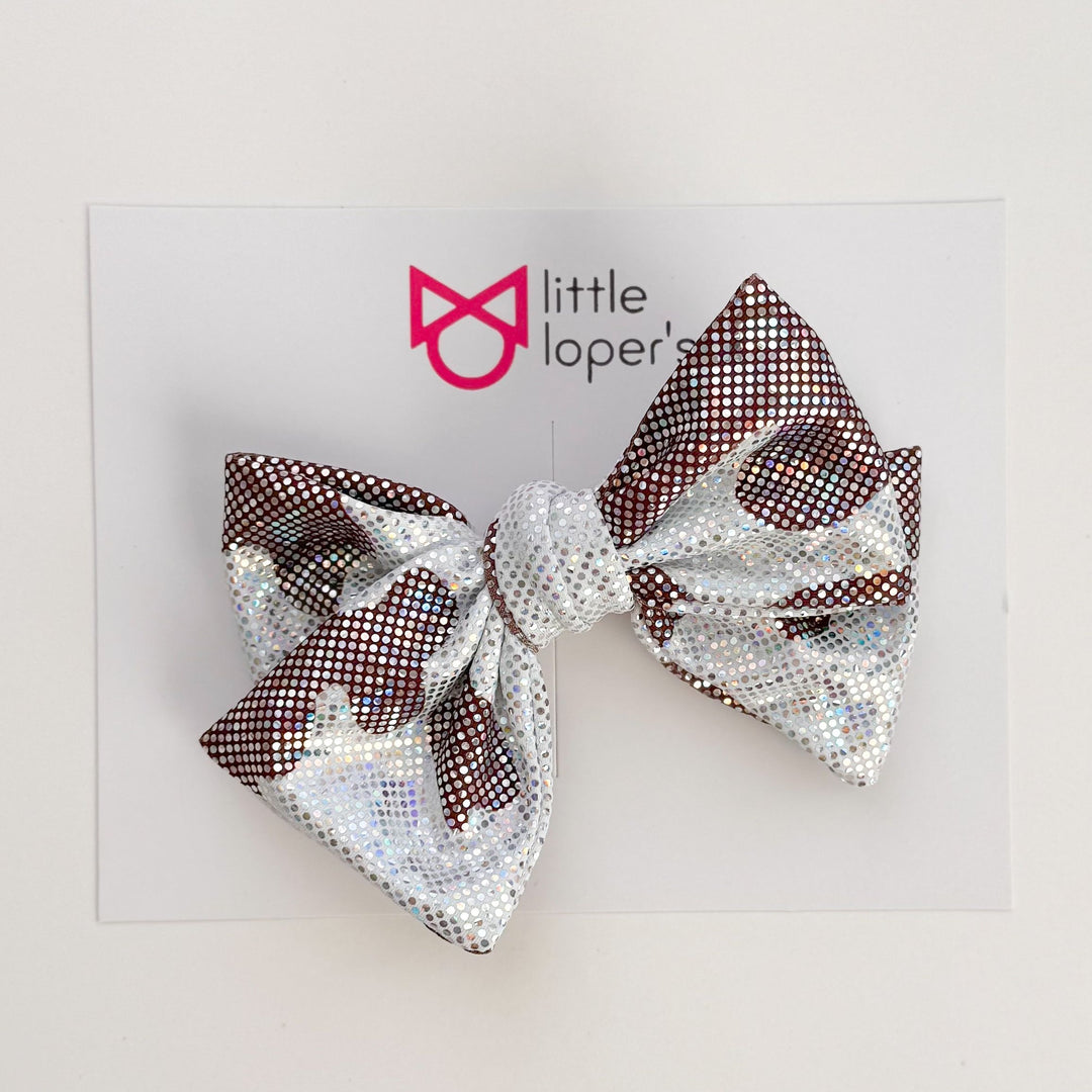 Cow Shimmer Party Bows