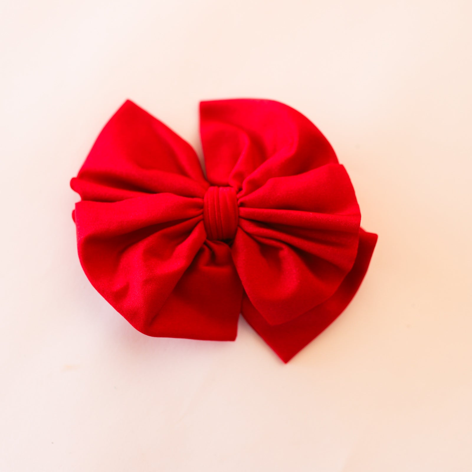 Red Matte Satin Big + Skinny Bow