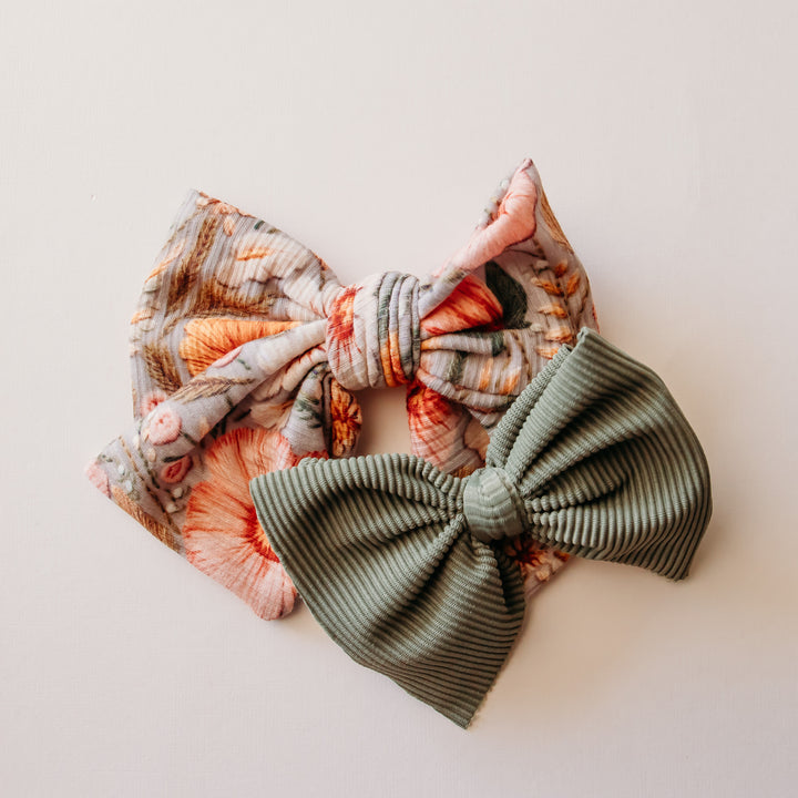 Faux Garden Bow Set