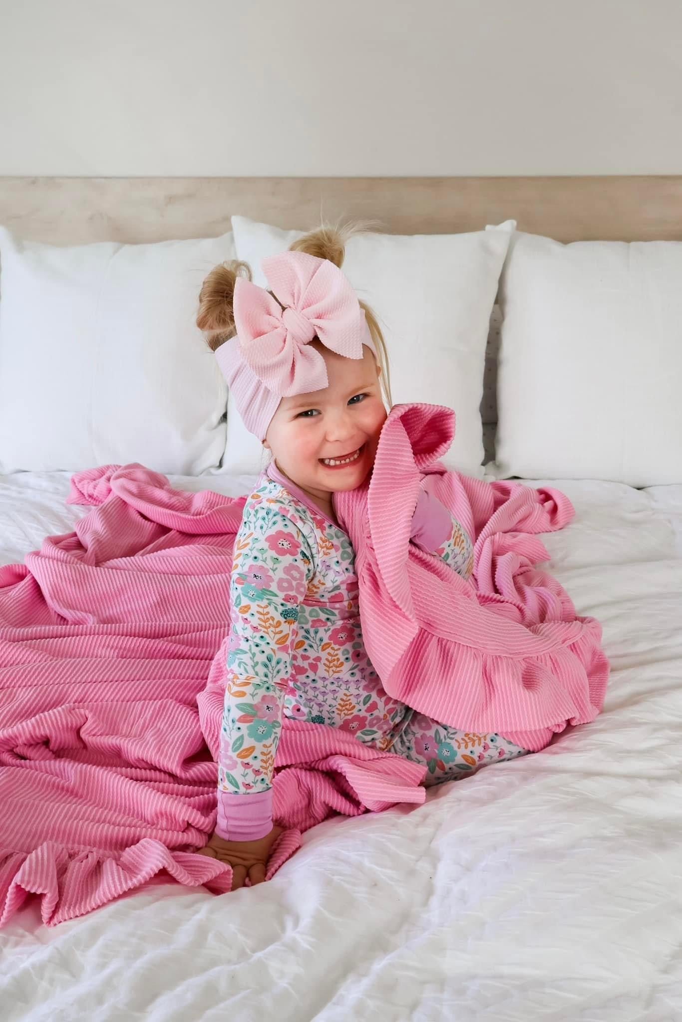 Ruffled Throw Blanket Collection