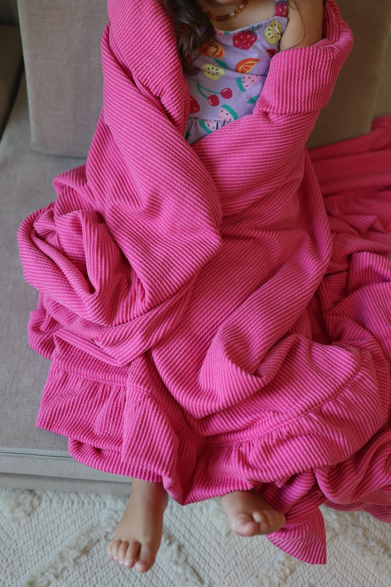Ruffled Throw Blanket Collection