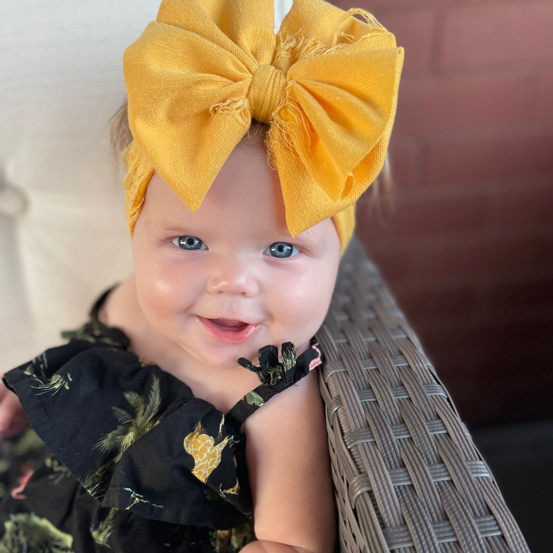 Sunflower Distressed Headwrap