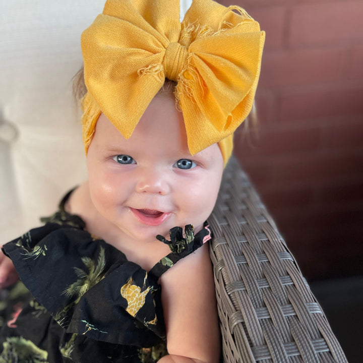 Sunflower Distressed Headwrap